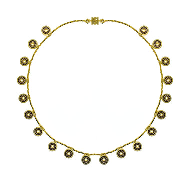 Collar 19 Iris dorado